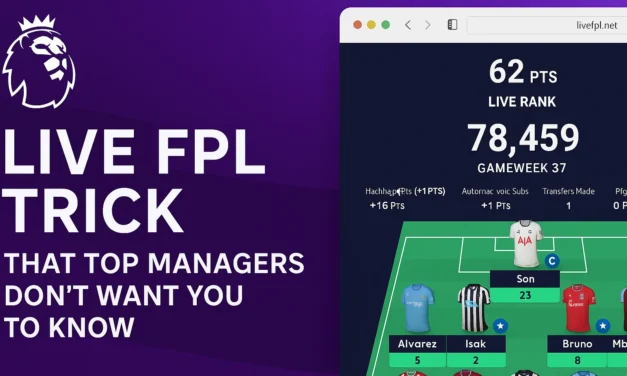Live FPL Trick That Top Managers Don’t Want You To Know