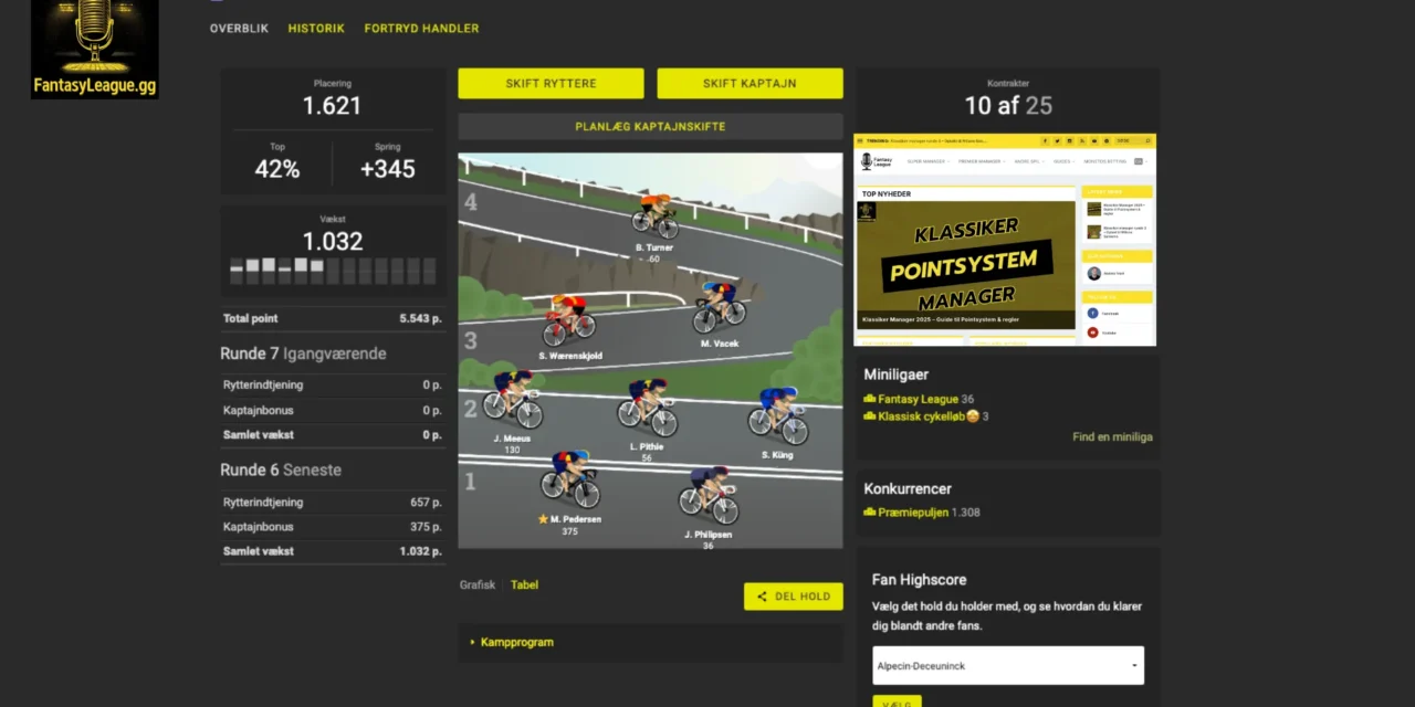 Klassiker Manager optakt – Runde 7: Dwars door Vlaanderen