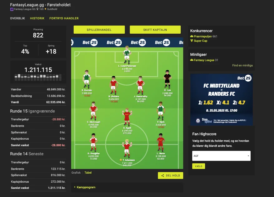 Super Manager Runde 15 – Optakt med Spilleranbefalinger og kampprogram - Super Manager Super Manager Runde 15 – Optakt med Spilleranbefalinger og kampprogram - Super Manager
