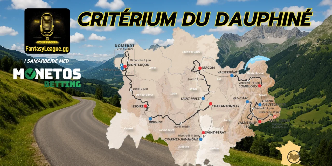 Critérium du Dauphiné 2025: Generalprøven til Tour de France