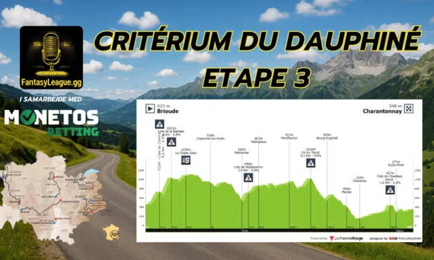 Criterium du Dauphine 2025 3. Etape – Optakt, Analyse & Anbefalinger
