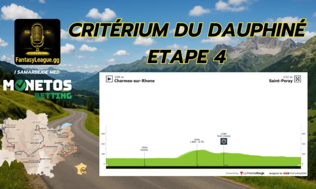 Criterium du Dauphine 2025 4. Etape – Optakt, Analyse & Anbefalinger 