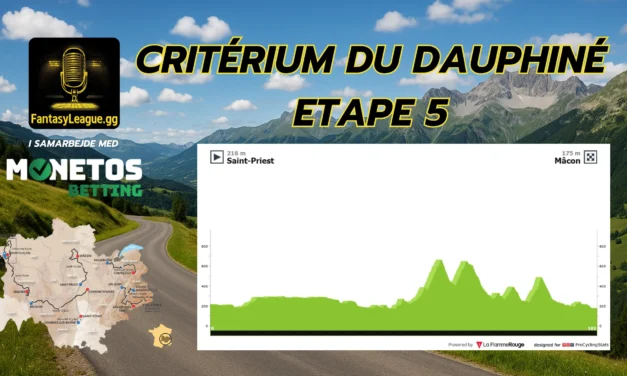 Criterium du Dauphine 2025 5. Etape – Optakt, Analyse & Anbefalinger  
