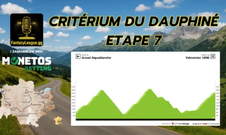 Criterium du Dauphine 2025 7. Etape – Optakt, Analyse & Anbefalinger 