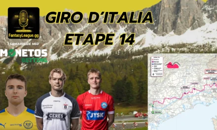 Fantasy League Optakt til 14. etape af Giro d’Italia 2025