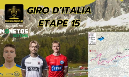 Fantasy League Optakt til 15. etape af Giro d’Italia 2025