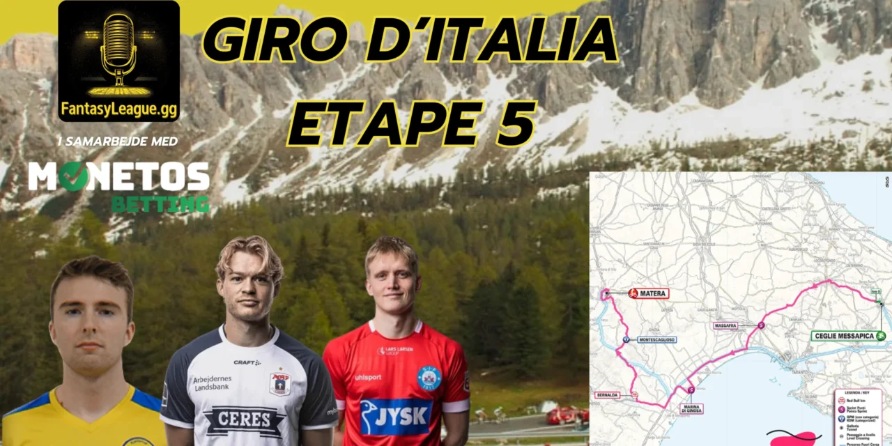 Fantasy League Optakt til 5. etape af Giro d’Italia 2025