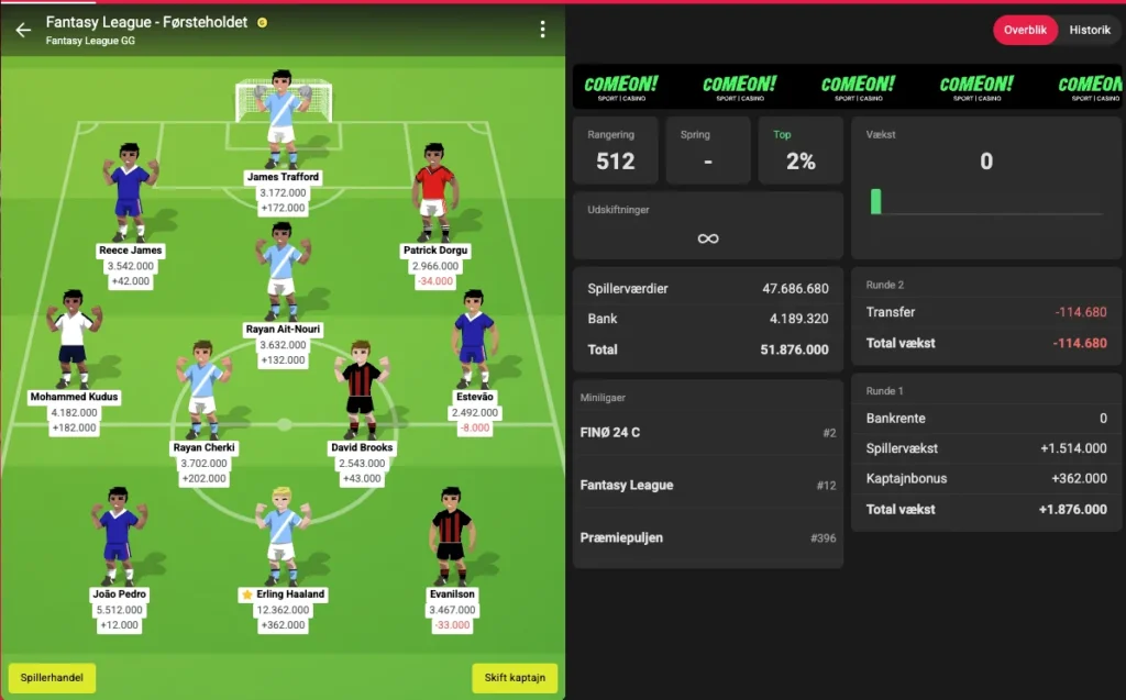 Premier Manager optakt – Premier League runde 2 - Premier Manager - FantasyLeague