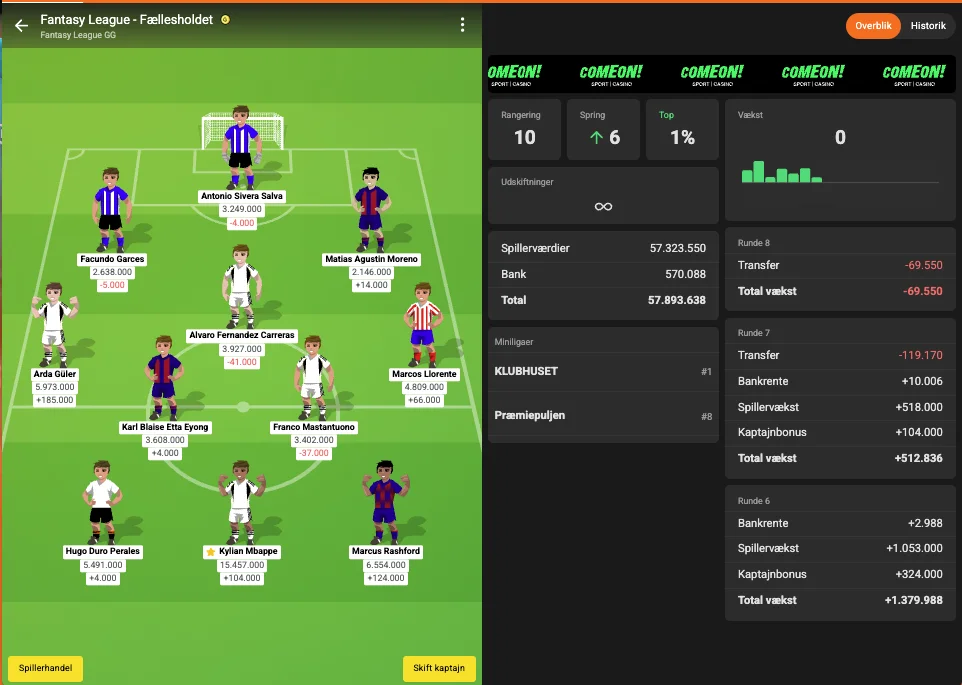La Liga optakt – Liga Manager runde 8 - Liga Manager - FantasyLeague