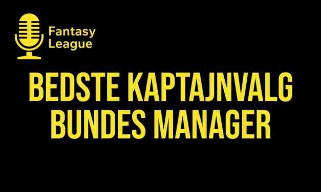 Bedste kaptajnvalg Bundes Manager runde 8
