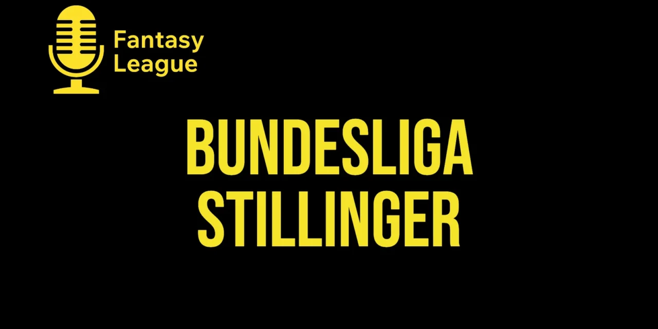 Bundesliga stillinger 2026/27