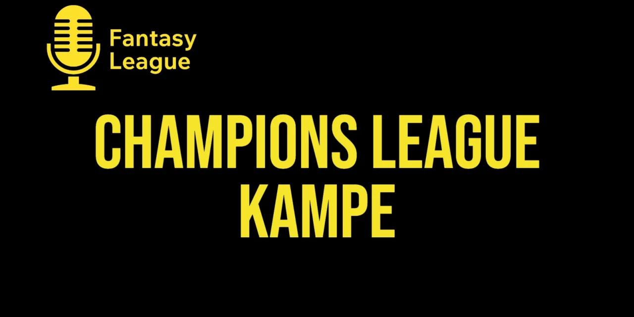 Champions League kampe 2026/27 – kampprogram og resultater