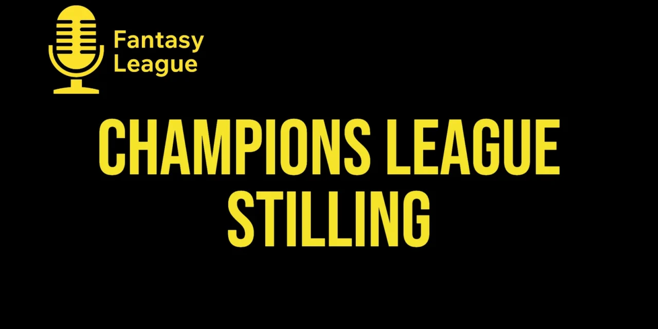 Champions League stilling 2026/27
