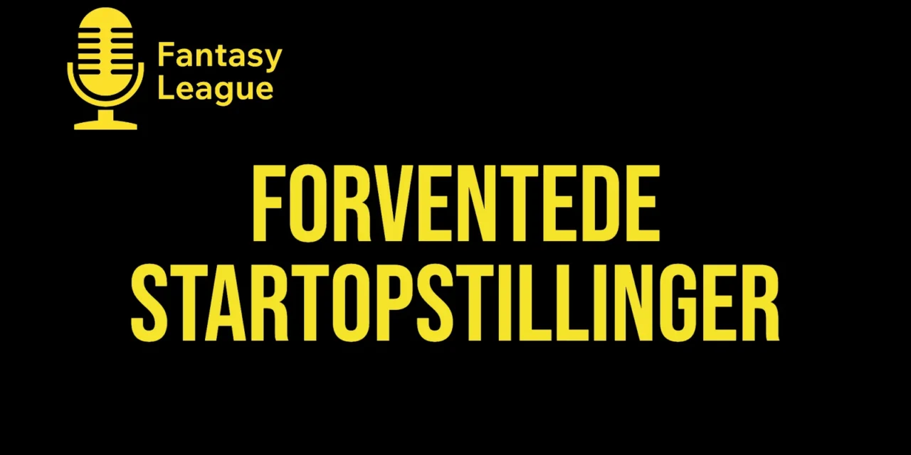 Forventede startopstillinger Bundesliga 2026/27: 7. runde