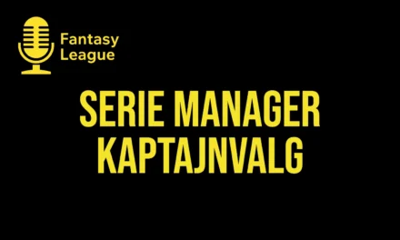 Bedste kaptajnvalg Serie Manager runde 9