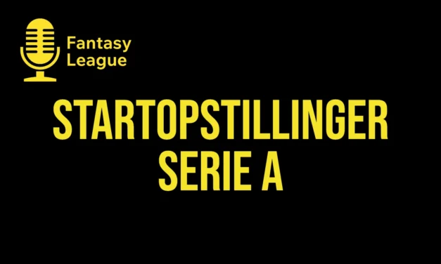 Forventede startopstillinger Serie A 2026/27: 9. runde