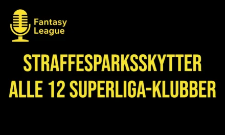 Straffesparksskytter Superliga 2026/27: alle 12 klubber
